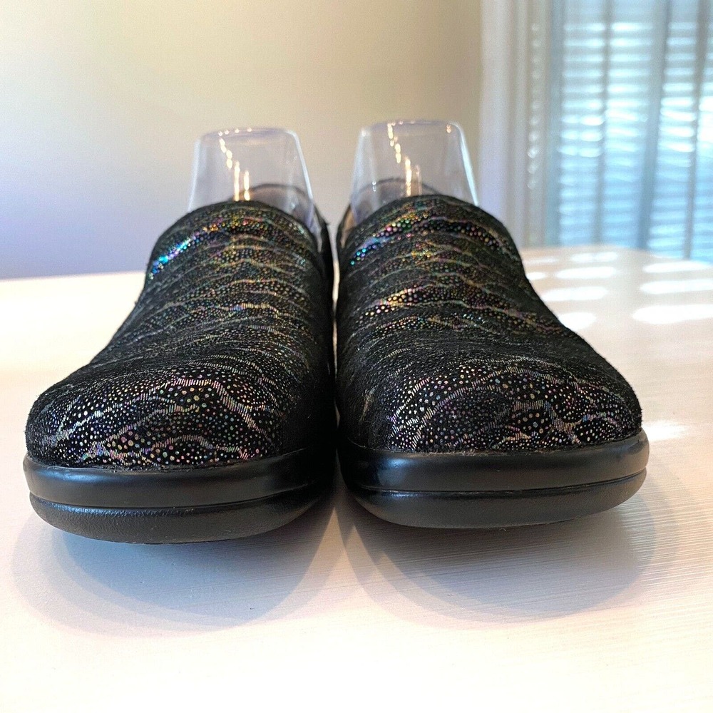 Alegria Women's Leather Dermatic Multi-Color Loafers Clogs EU Size 40 US 8.5‎ - Picture 6 of 10